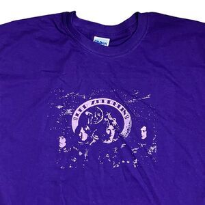 Led Zeppelin Astronauts Adult L‎ Purple Band T Shirt New Deadstock Gildan